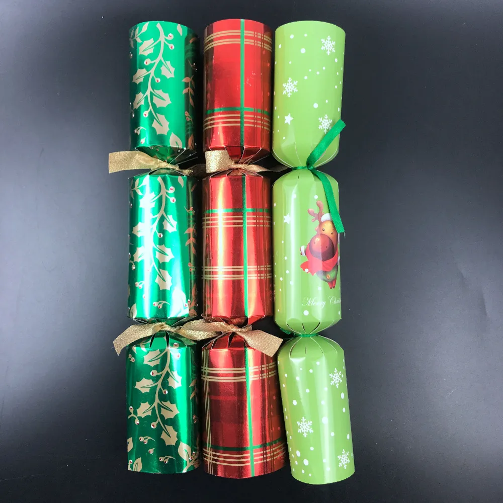 Custom Colorful Party Paper Christmas Cracker Indoor Fireworks