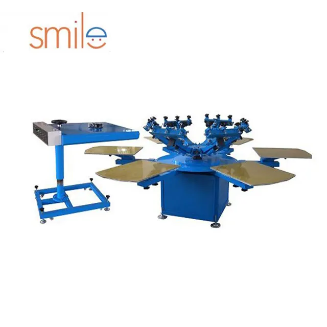 
Manual DIY Full set 6 color 6 station t-shirt Silk Screen Printing Machine kit with related equipment 