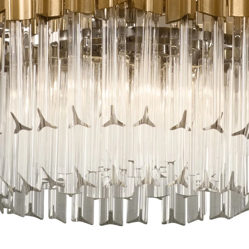 Jansoul fancy luminaria italy design dining room kitchen copper crystal ceiling lamp light pendant chandelier