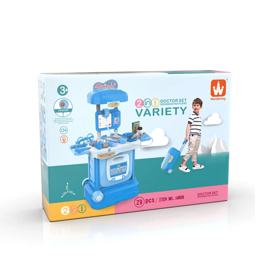 Hot sale pretend play game educational doctor toy set for kids