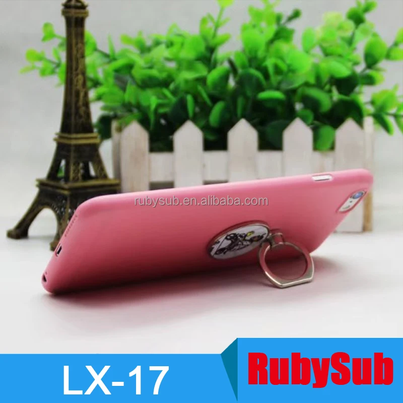 Heart Metal Sublimation Phone Ring Rotating Custom Ring Holder for Mobile Phone Finger Ring Holder Stand