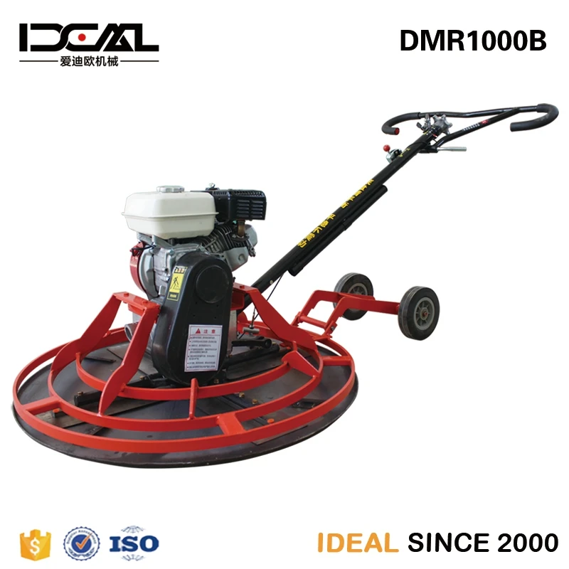 
DMR1000B 3.5mm electric concrete power trowel machine vibrating concrete trowel with Honda GX160 engine power trowel on sale 