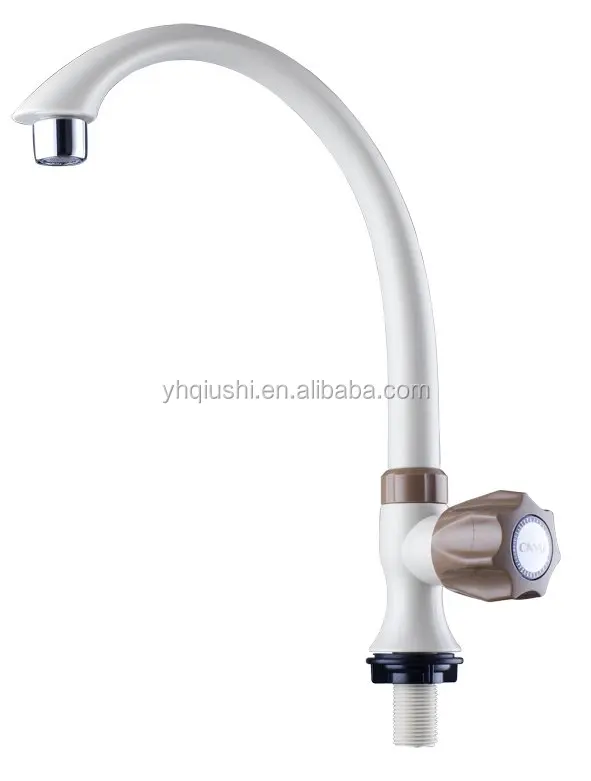 sanitary ware tuscany single handle pull out kitchen plastic faucet