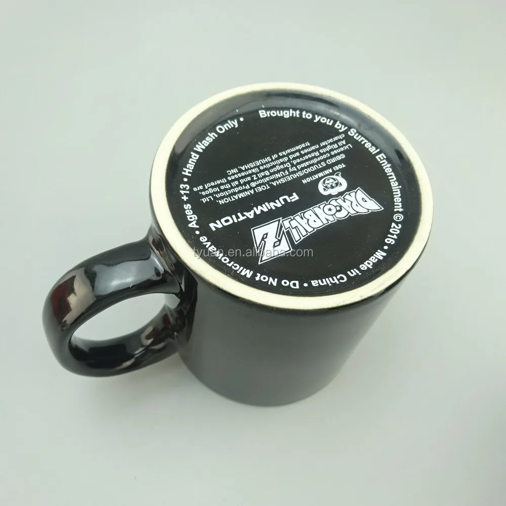 dragon ball z heat color changing coffee morphing mug