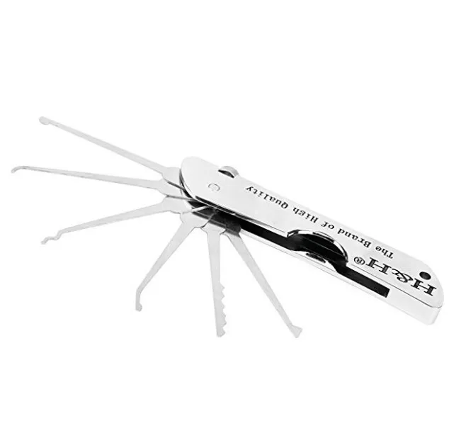 Складной дверной замок YH9121, слесарный инструмент, набор отмычек