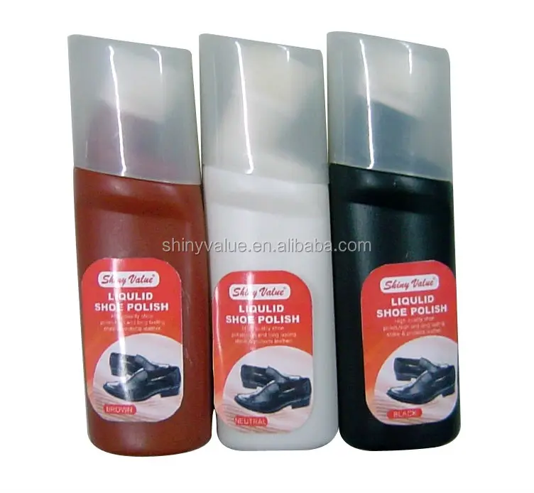 75ml black/brown/neutral shoe shine,boot polish,instant polisher