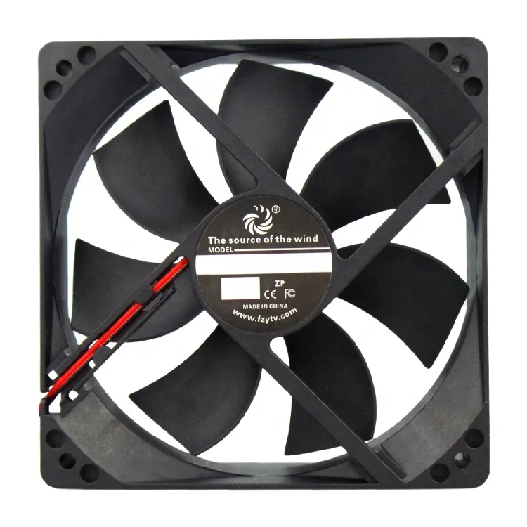 Small plastic 120mm computer pc120x120x25mm 5inch 12v 24v dc cooling axial flow fan