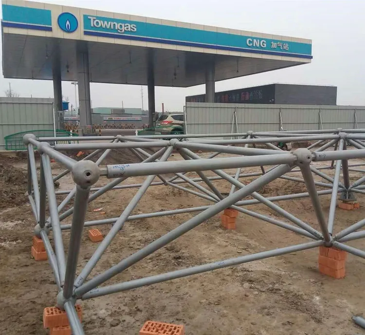 Steel structure shed petrol station/gas station construction design