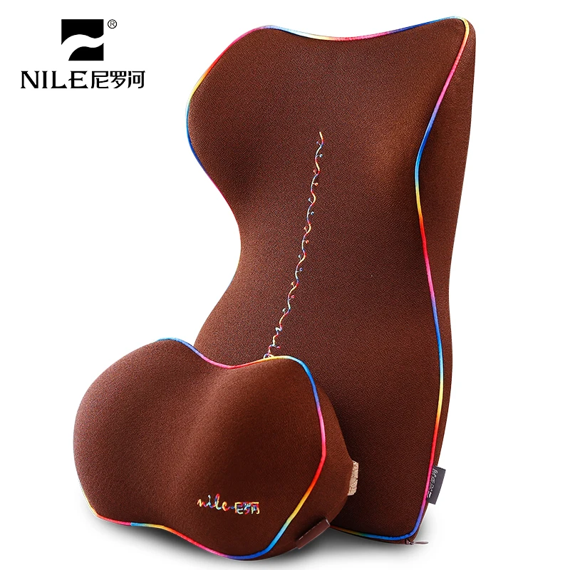 
Car Headrest Neck Support Pillow Adjustable Strap Memory Foam Car Seat Pillow 