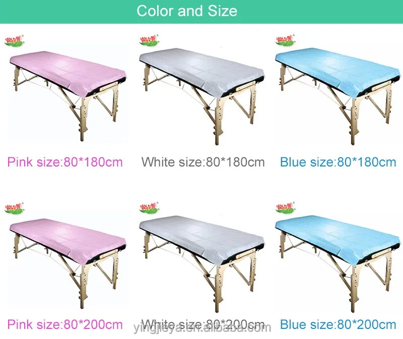 Factory price nonwoven fabric PP disposable medical bed sheets in roll