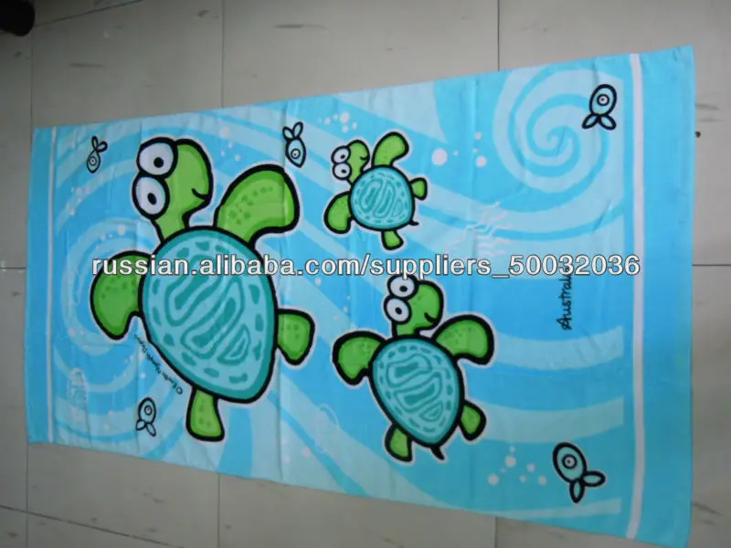 реактивных печатных велюр пляжные полотенца