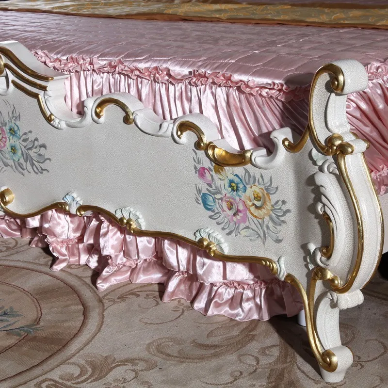 italian french antique furniture - bedroom set-hand carved indian furniture