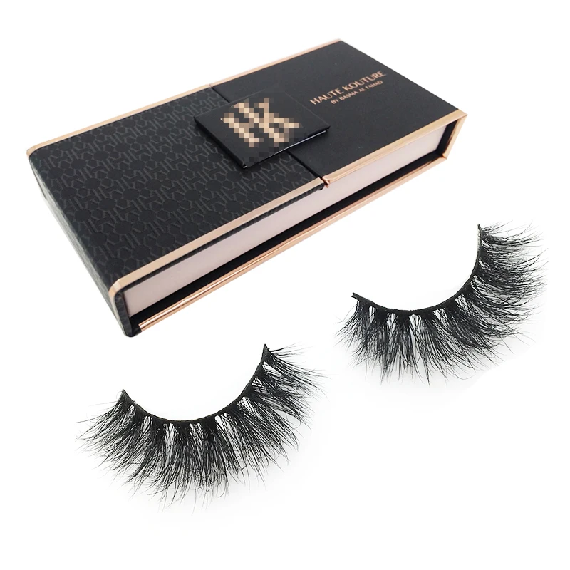 
Wholesale High Quality Mink Eyelashes Private Label 100% Real 3D Mink Fur Eyelashes 