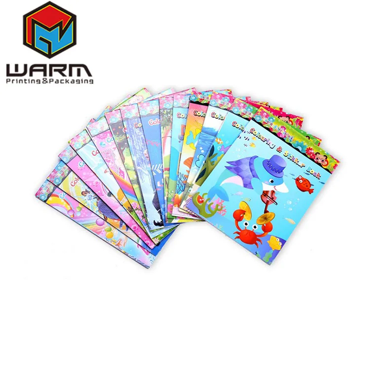 
Wholesale Custom Printing Service Picture Board Children English Spirit Coloring Books For Kids 