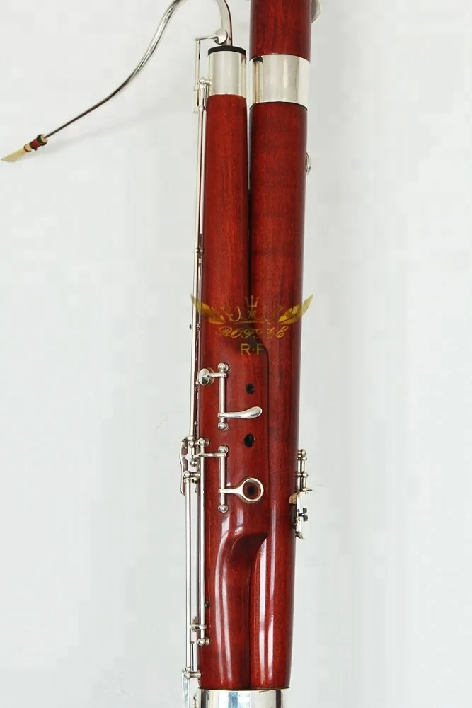 Roffee Adult Silver plated C tone Maple Wood Bassoon