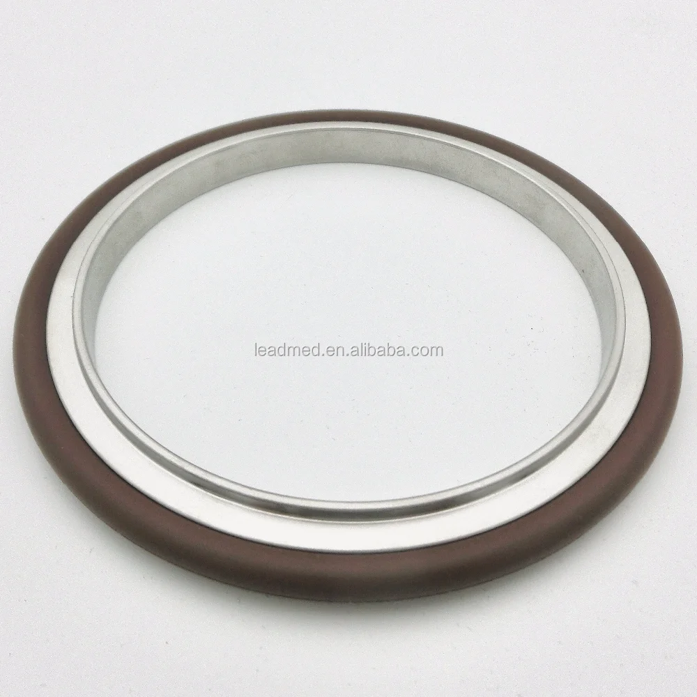ISO-K100 Flange centering ring with O ring metal clamp seal KF/NW 63 to 250