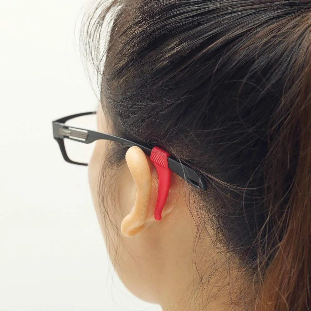 wholesale adjustable silicone eyewear retainers sunglass eyeglass straps rubber glasses frame hanging ear hook