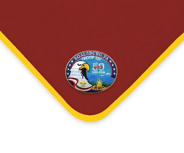 cub scout scarf eagle scout neckerchief with scout woggle