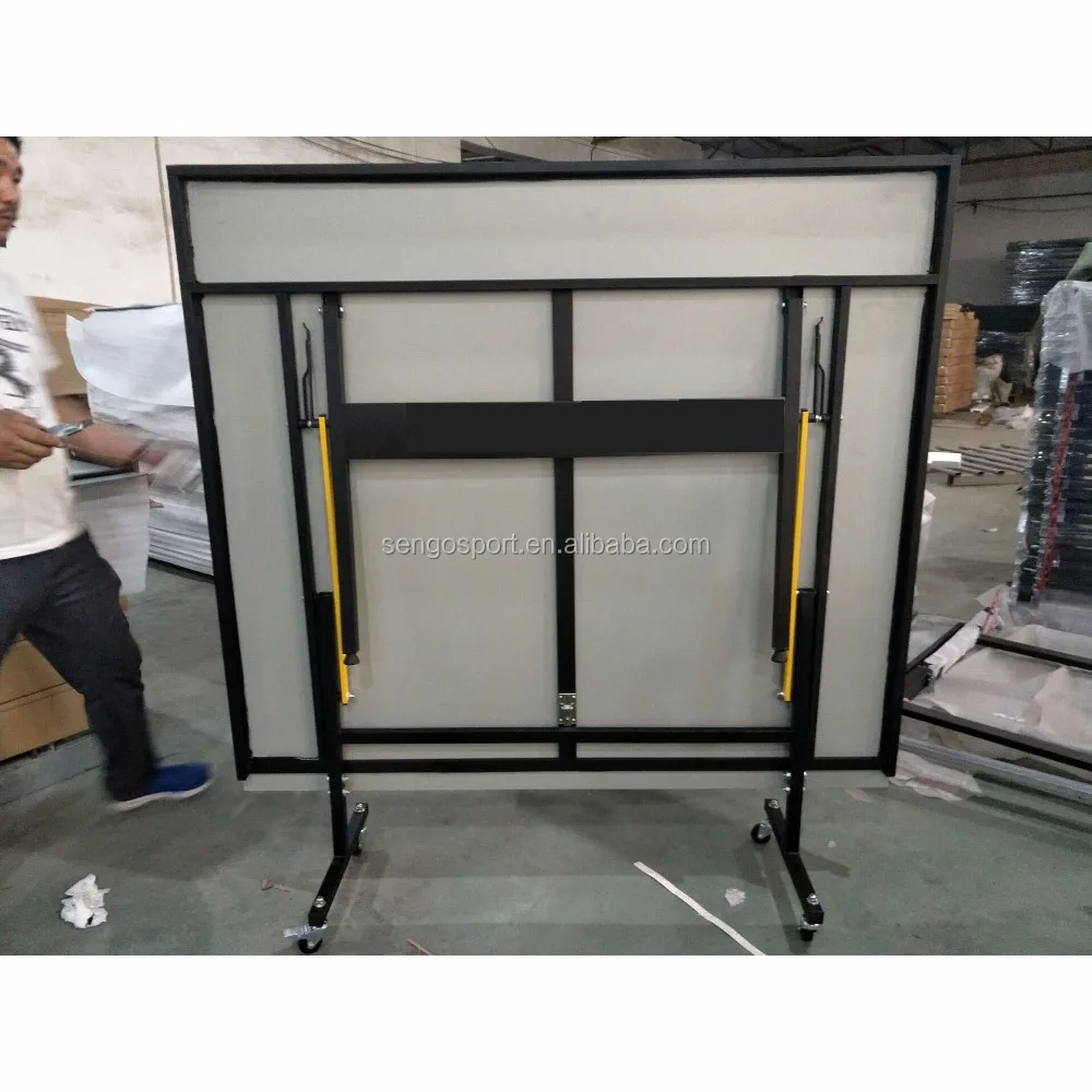 Hot wholesale outdoor Aluminum (ACP) table tennis table competition equipment blue table tennis paint