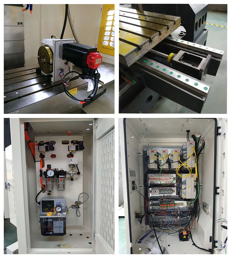 
Заводской поставщик Высокоточный обрабатывающий центр фрезерный станок с ЧПУ 