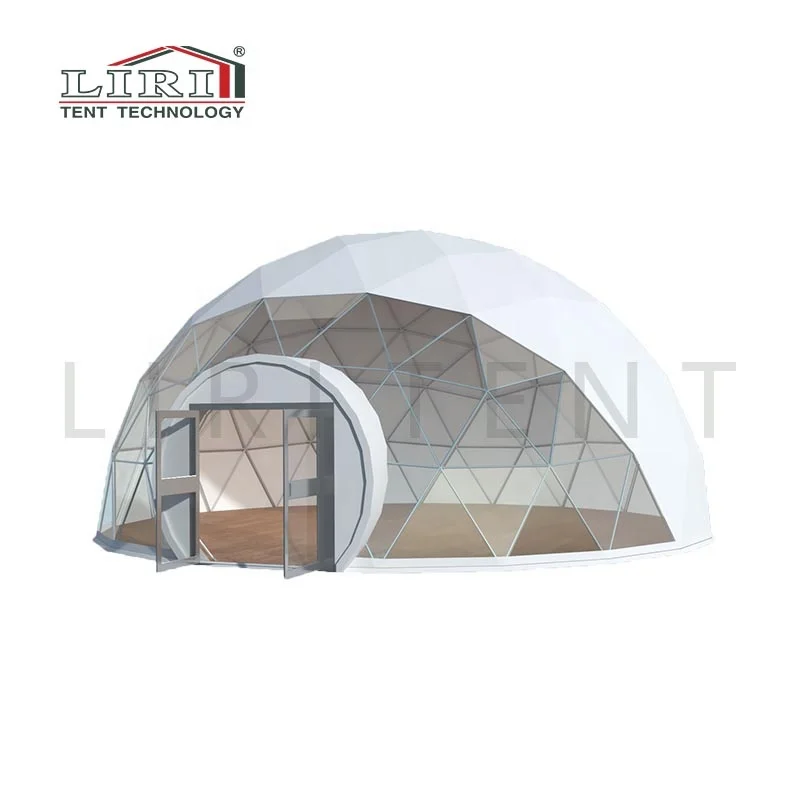New Waterproof Half Dome Five Star Luxury Hotel Resort Dome Glamping Tent Factory Price