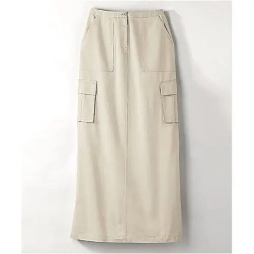 Latest Design New Women Maxi cargo skirt. with multi front and back pockets