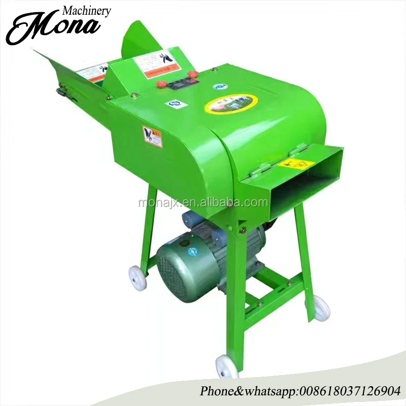 Multifunctional Hay Grass Straw Chaff Cutter Diesel Powdered High Speed Animal Feed Chaff Cutter Rice Straw Chaff Cutter For Fa