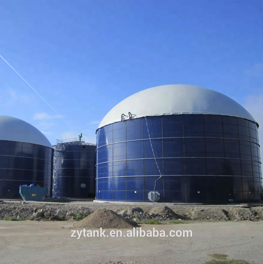 
Enamel Coating assembly tank anaerobic digester for biogas plant 