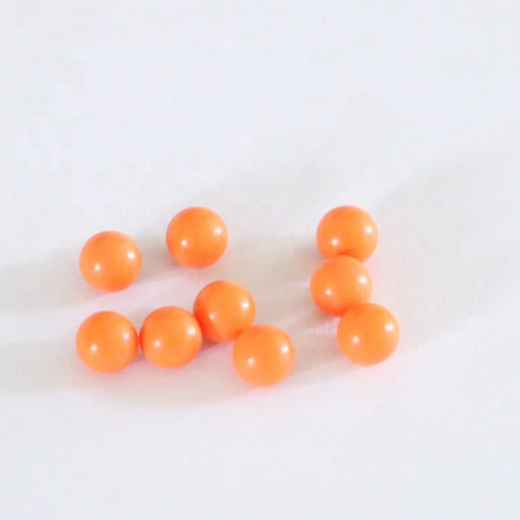 Yellow 2mm 11mm 11.25mm pom plastic ball