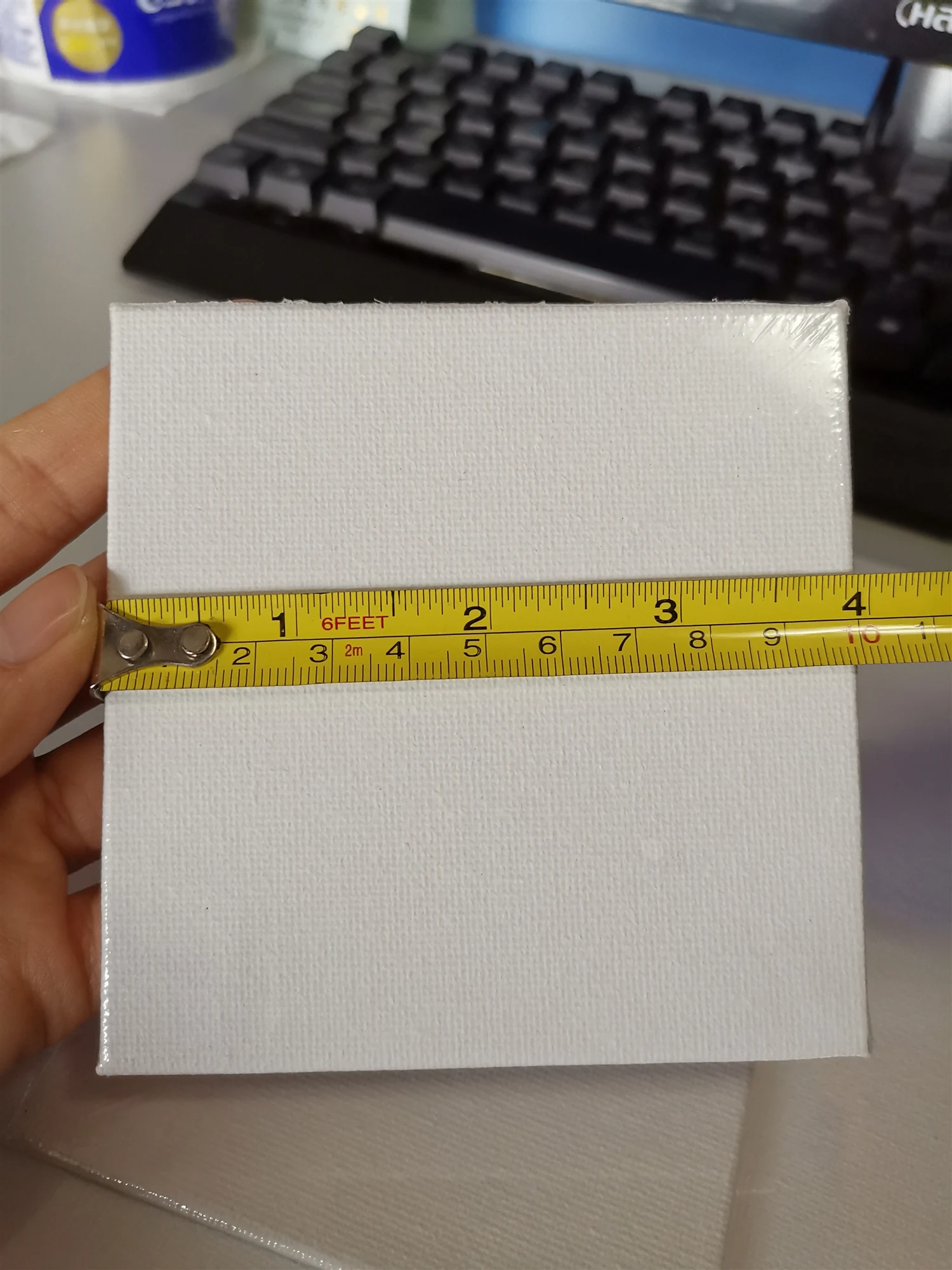 10*10 cm Mini Canvas Board Blank Art Canvas Panel With Cotton