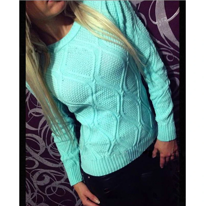 Fashion New 2016 Autumn font b Winter b font Women Sweaters And Pullovers Knitted Womens Jumpers