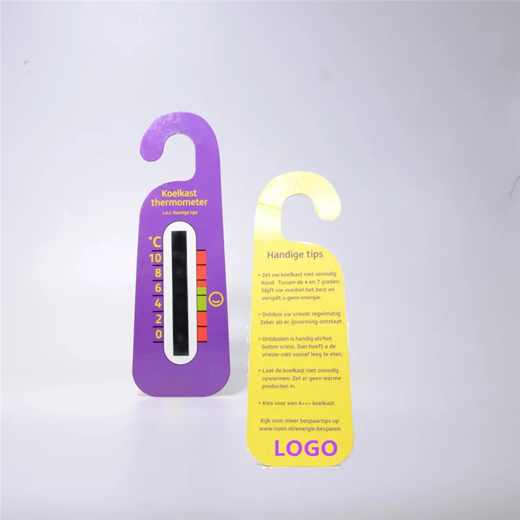 OEM Custom Design Cute  LCD  Room Thermometer Card Thermometer Strip