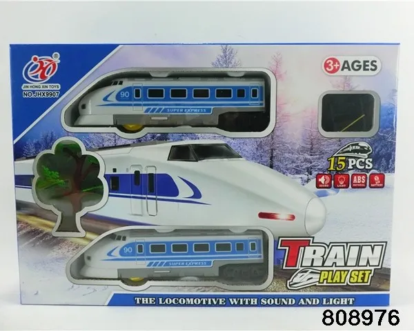 
New products electric track train toy with light and music for kids 