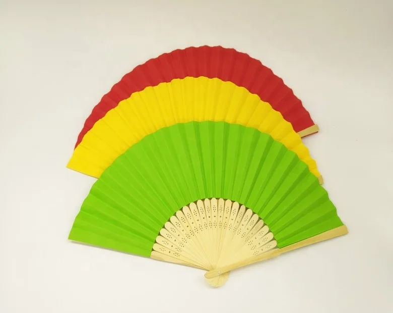 
Personalised Chinese wedding hand paper fan bride fan 