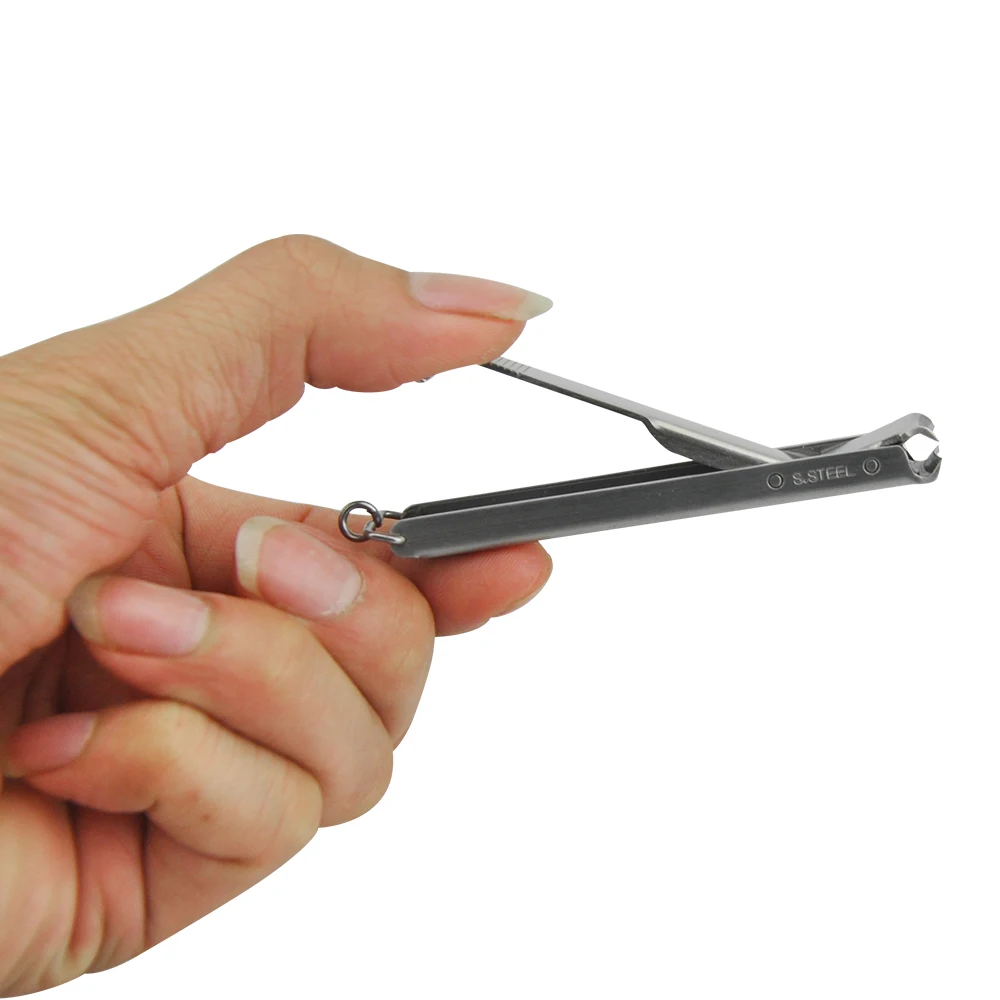 420 steel super thin folding nail clipper Customized logo travel products nail care nail clipper