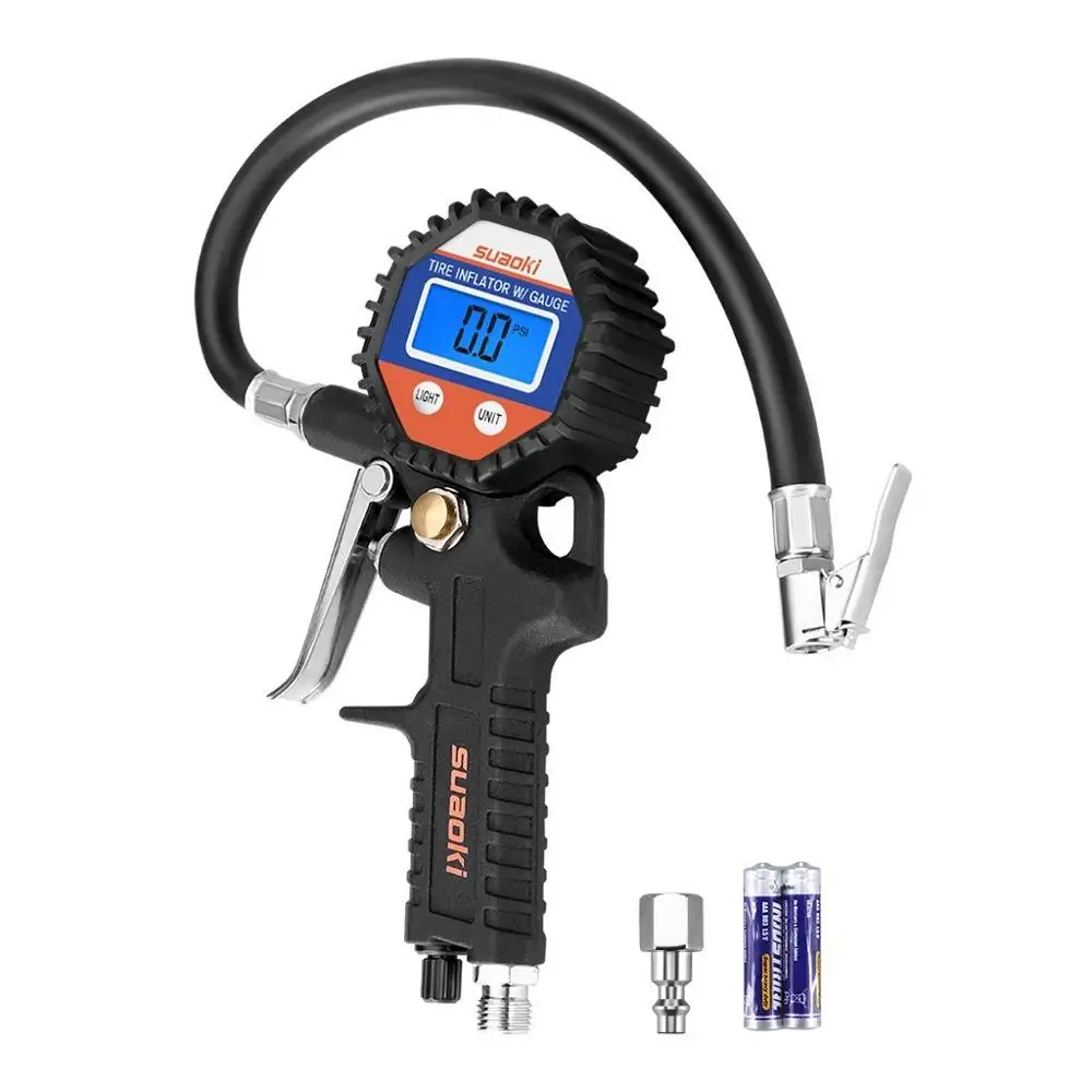 Цифровой манометр шин с манометром патроном для