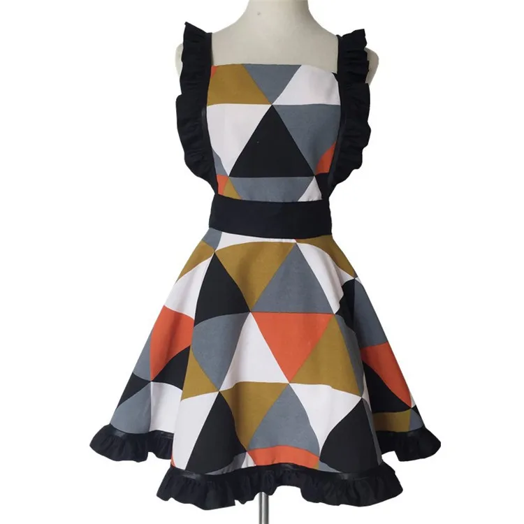 
Factory Supply Cotton Canvas Cute Vintage Restaurant Aprons Girls 