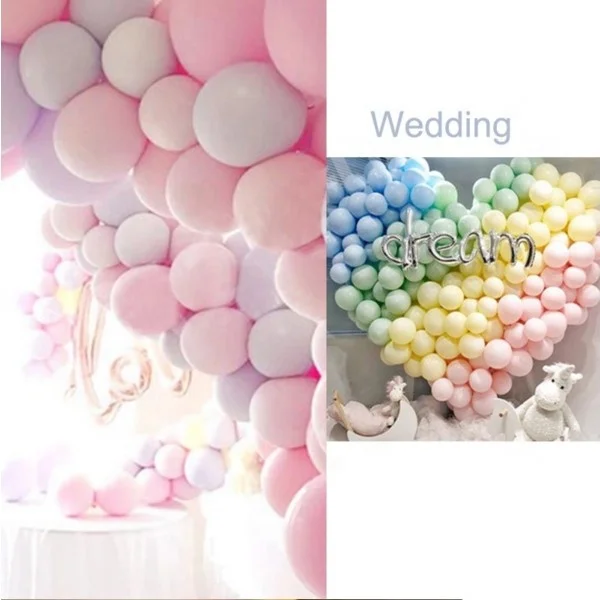 Латексный воздушный шар макарун, цветные декоративные шары 10 дюймов для праздника, дня рождения, вечеринки, милое красочное праздничное украшение