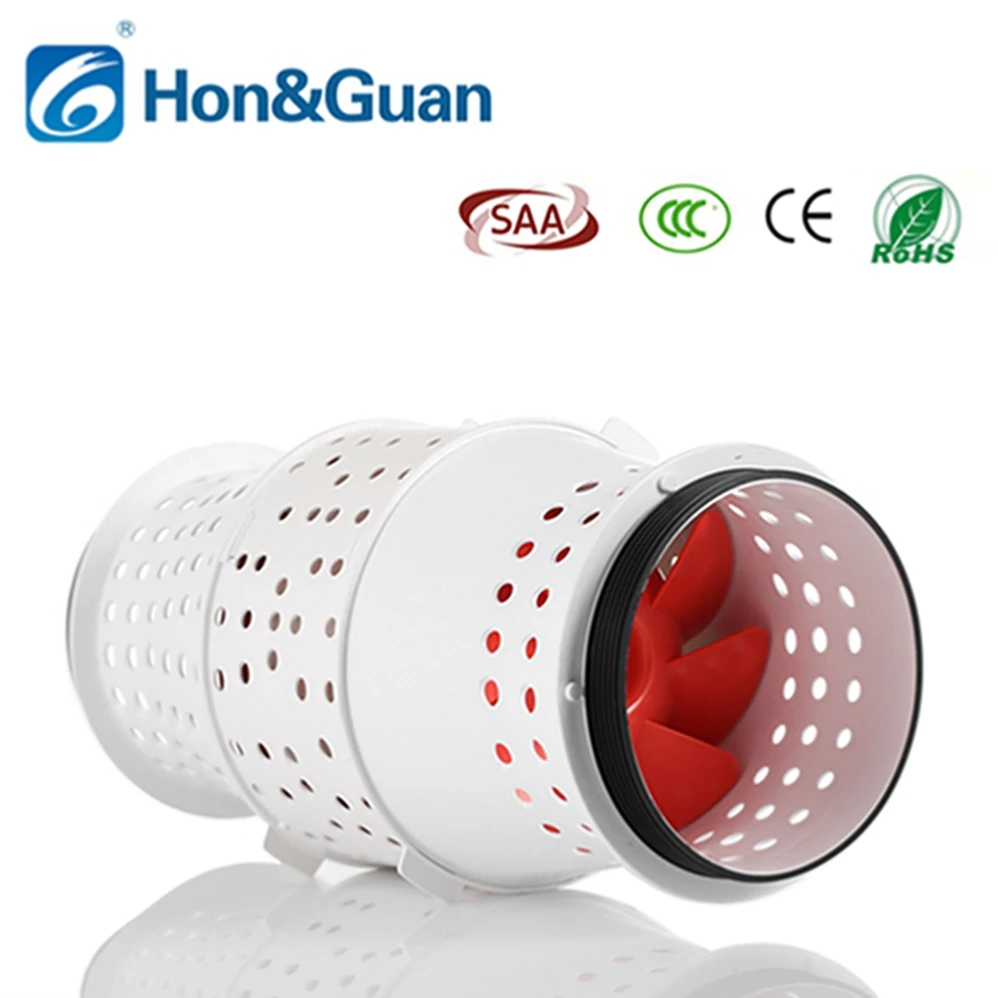 200mm line Duct Quite Booster Hydroponics Exhaust Cooling Fan