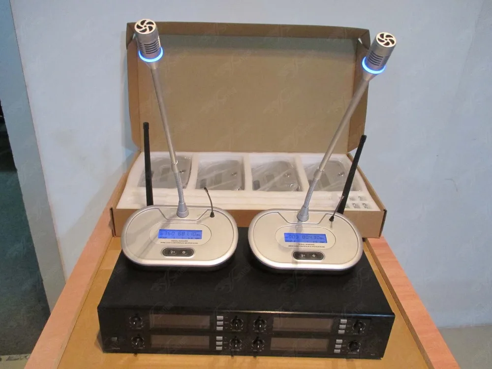 Skytone audio 8CH UHF wireless conference microphone system