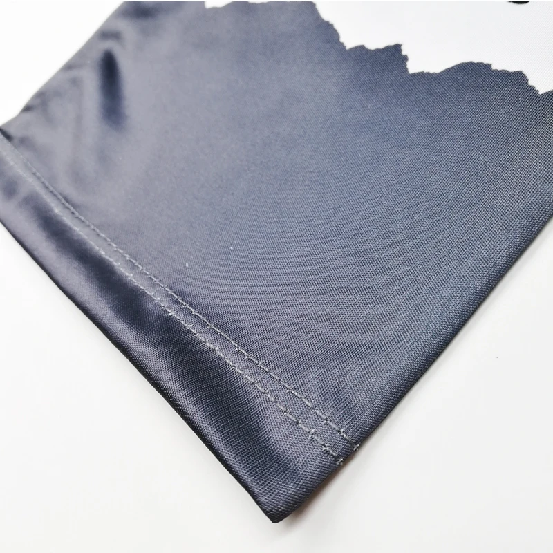 Custom microfiber pouch with single drawstring
