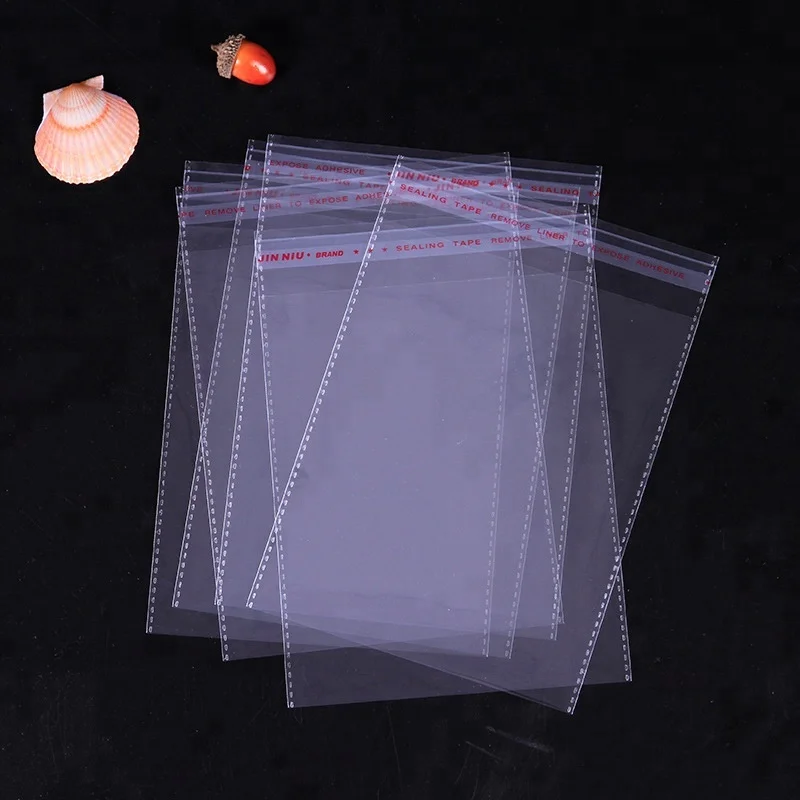 Custom Size Transparent Plastic BOPP Packaging Bag