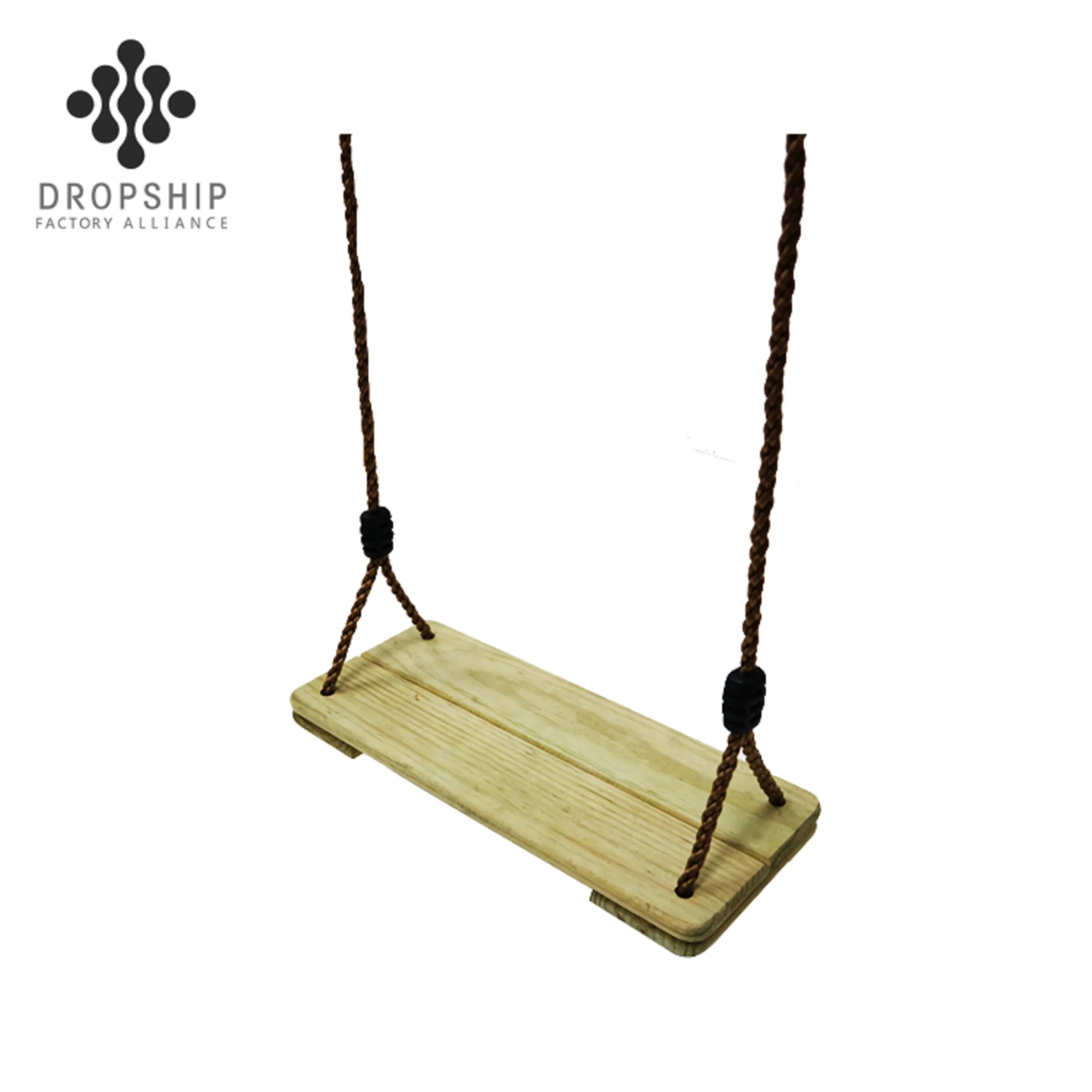 Swing Chair Park Seat Outdoor Wooden Swings 2023 Pine Wood SA-063 The New for Adults PE OPP Bag Outdoor Furniture Modern 2m