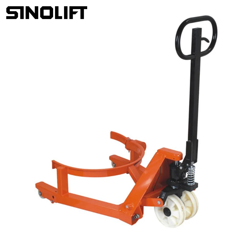 Sinolift HJ365 capacity 300kg manual hydraulic drum porter