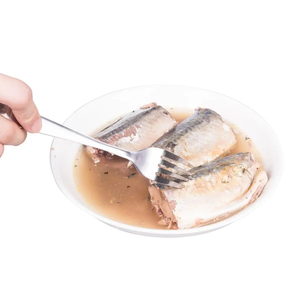 canned mackerel fish meat in vegetable oil 170g