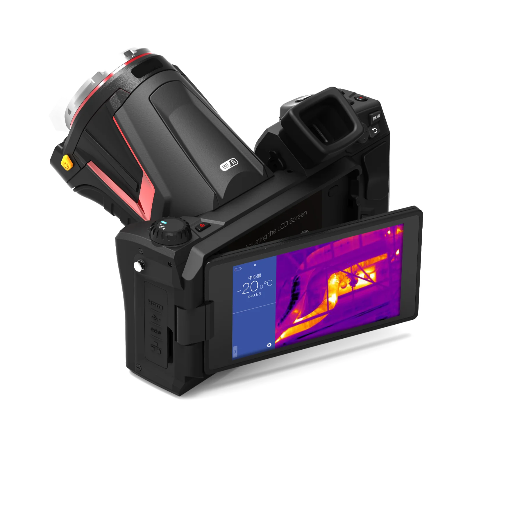 TIC640 ручной термальность высокая производительность роторной визуализации камера