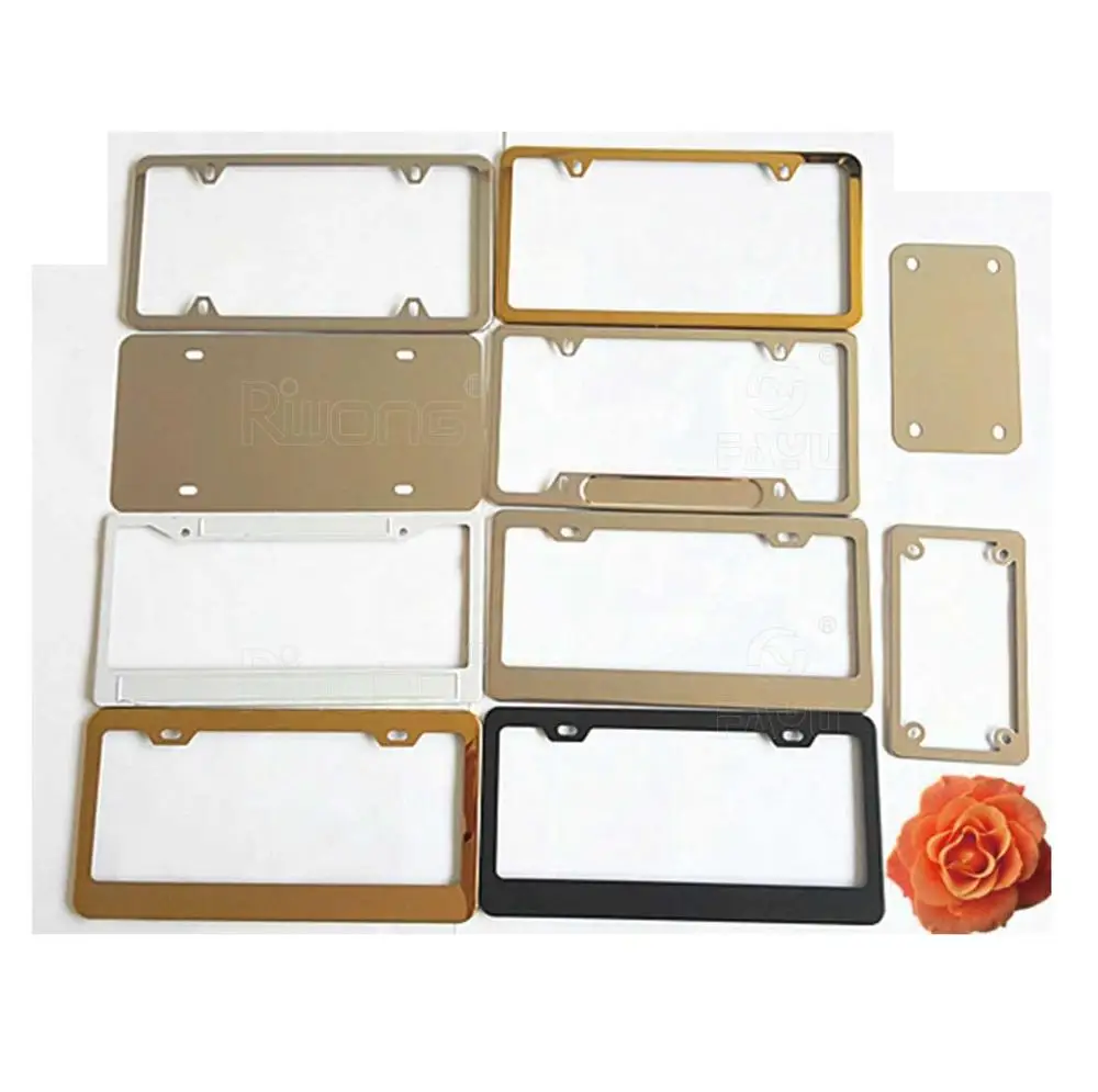 Stainless steel custom license plate holder wholesale