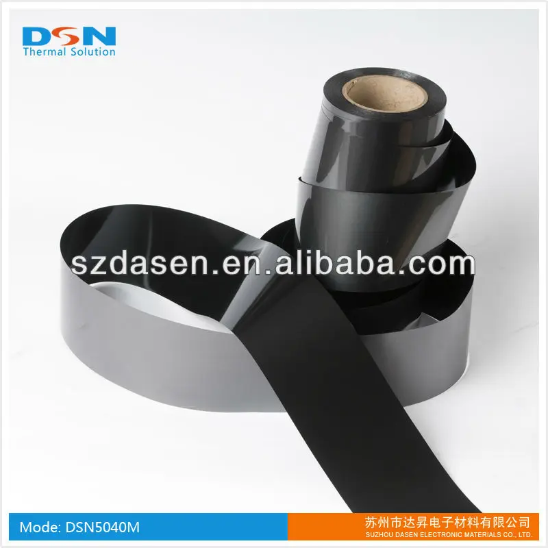 0.025 mmt pp graphite tape for tablet PC heat dissipation( bare; with pet film, or glue, or both)