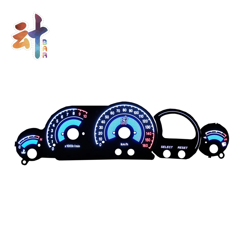 GLOW GAUGE DASH FACE EL CLUSTER 5GM-5SJ INDIGLO  for Yamaha Majesty 250 2002-2007