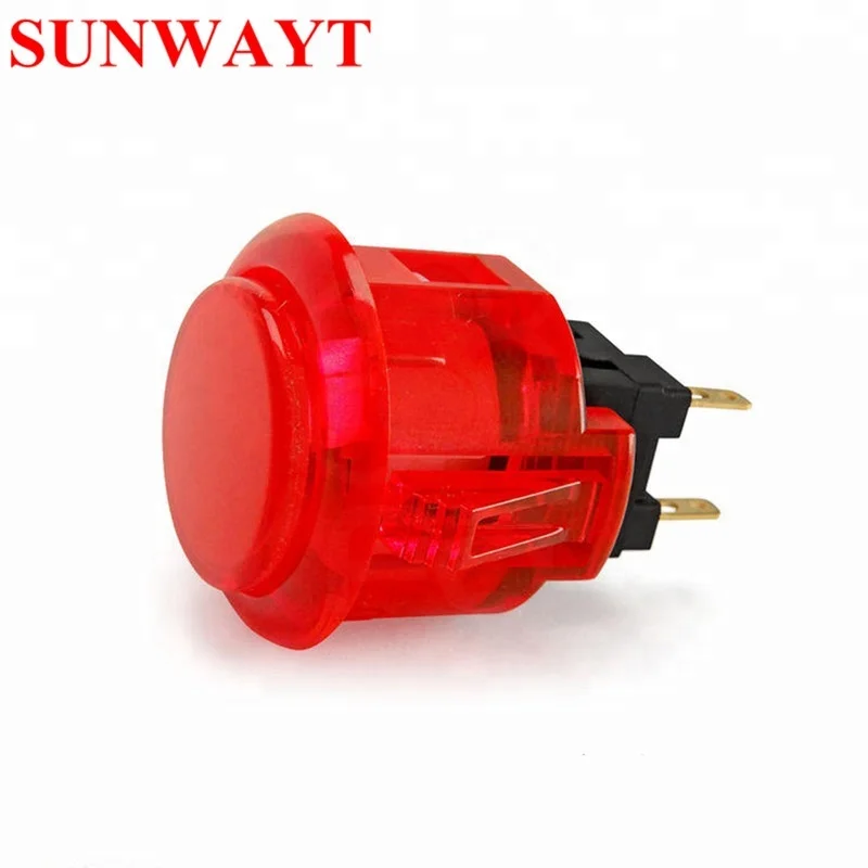 Arcade Video Game Machine Transparent Japanese original Sanwa OBSC-30/24 clear Push Button for sale